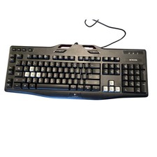 Logitech G105 Wired Gaming Keyboard Black Red...