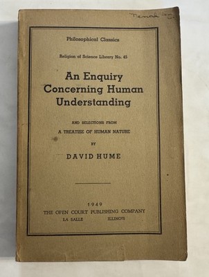 An Enquiry Concerning Human Understanding by David Hume, 1949.