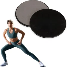 Core Sliding Discs - Dual Sided Workout Sliders for 