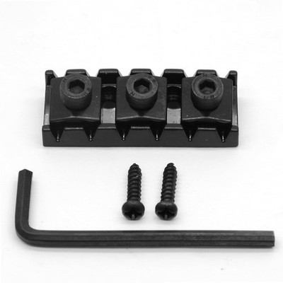 42mm Guitar Metal Locking Nut String Lock for Floyd Rose Style Electric Black