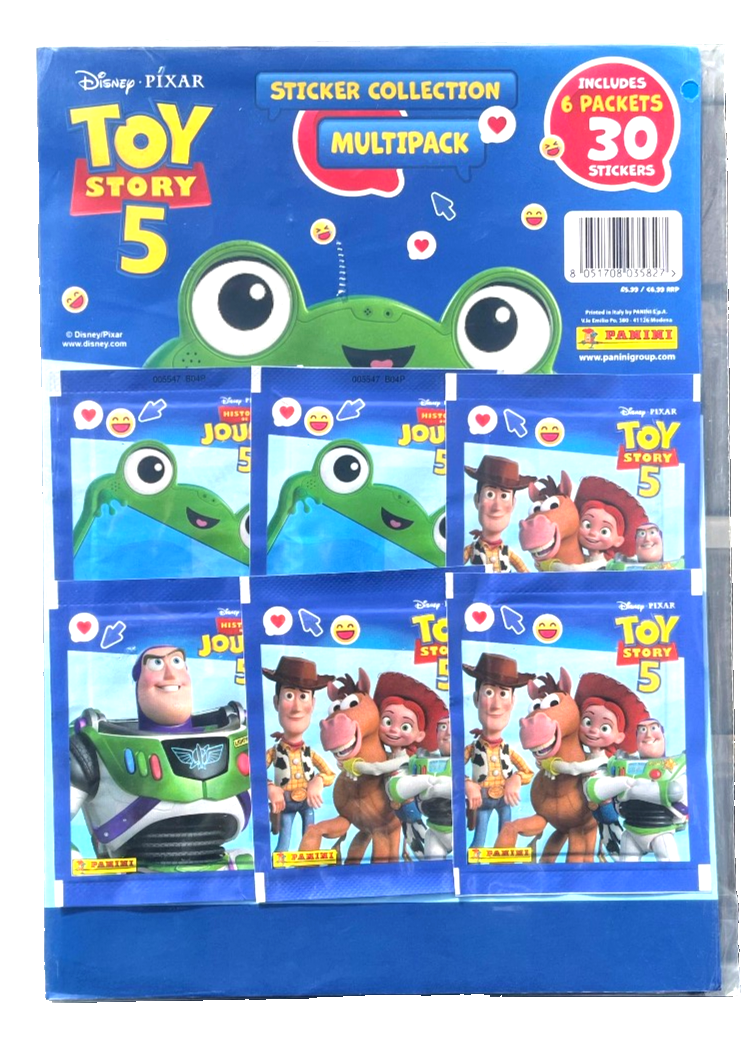 Panini Disney Pixar Toy Story 5 Collection MultiPack: 6 packets (30 stickers) - Image 2