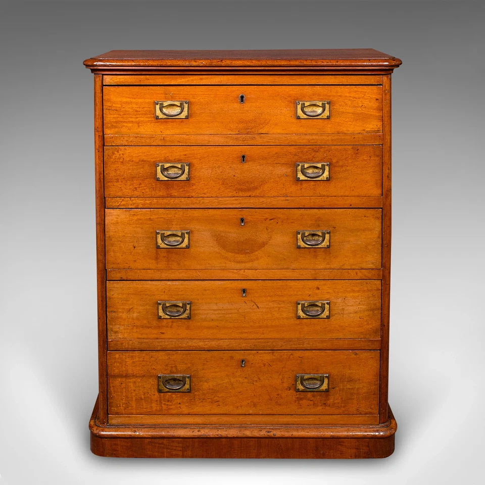 Antique Gentleman's Sporran Chest, Scottish, Sock Drawers, Victorian, Circa 1850 - Image 3 of 4