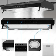 Unterschrank-Dunstabzugshaube 60cm Dunstabzugshaube Wandhaube LED Touch Küche DE