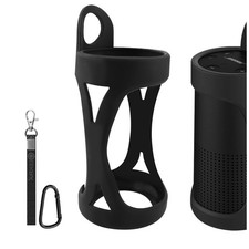 Geekria Silicone Case Cover for Bose SoundLink Revolve Speaker Black 
