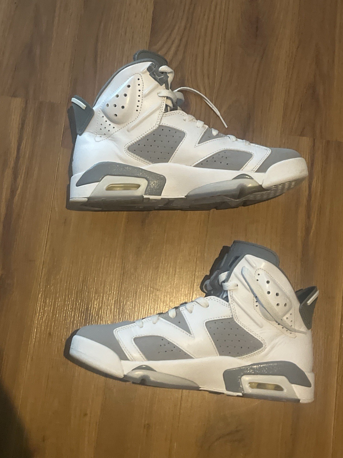 Air Jordan 6 Retro Cool Grey/Medium Grey, White/Cool Grey, Size 9.5, CT8529-100