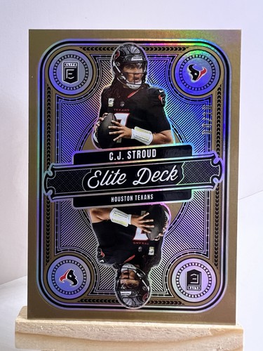 2025 Donruss Elite C.J. STROUD Gold Elite Deck /10
