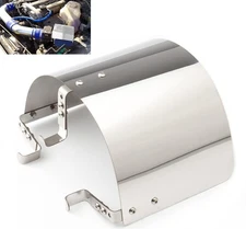Cold Air Intake Filter Heat Shield Cover 2.5" - 3.5" Universal Stainless Steel