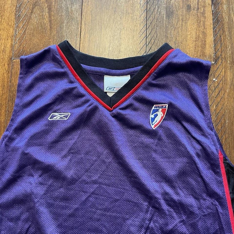 Vtg Reebok WNBA Sacramento Monarchs Blank Jersey Youth XL - Image 3 of 4