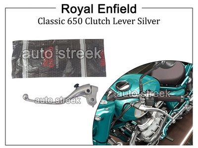 Original Royal Enfield Classic 650 ''Kupplungshebel Silber''