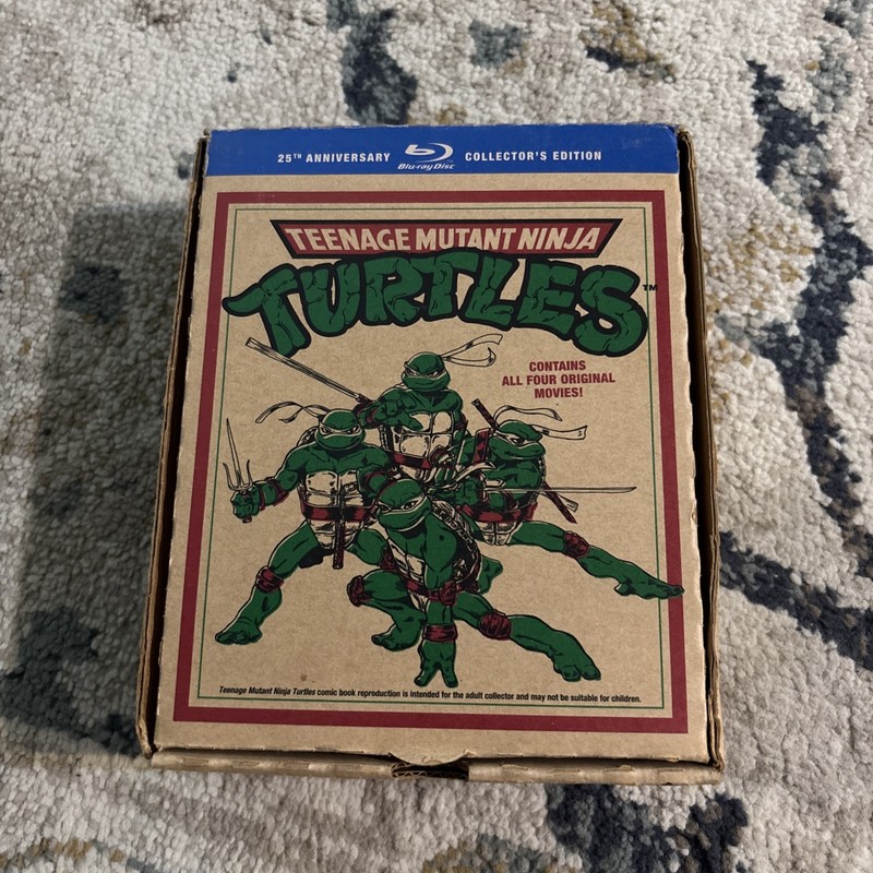 Teenage Mutant Ninja Turtles Film Collection (Blu-ray Disc, 2009, 4-Disc Set)
