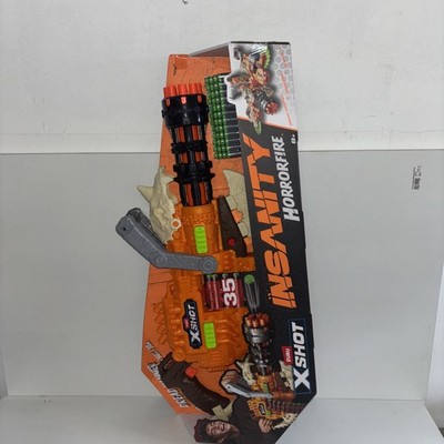 ZURU X-Shot Insanity HorrorFire Dread Hammer Dartblaster mit 48 Darts NEU