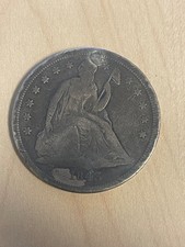 1843 Seated Liberty Dollar