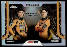 Lando Norris Oscar Piastri Refractor Mclaren #166 2025 Topps Chrome F1