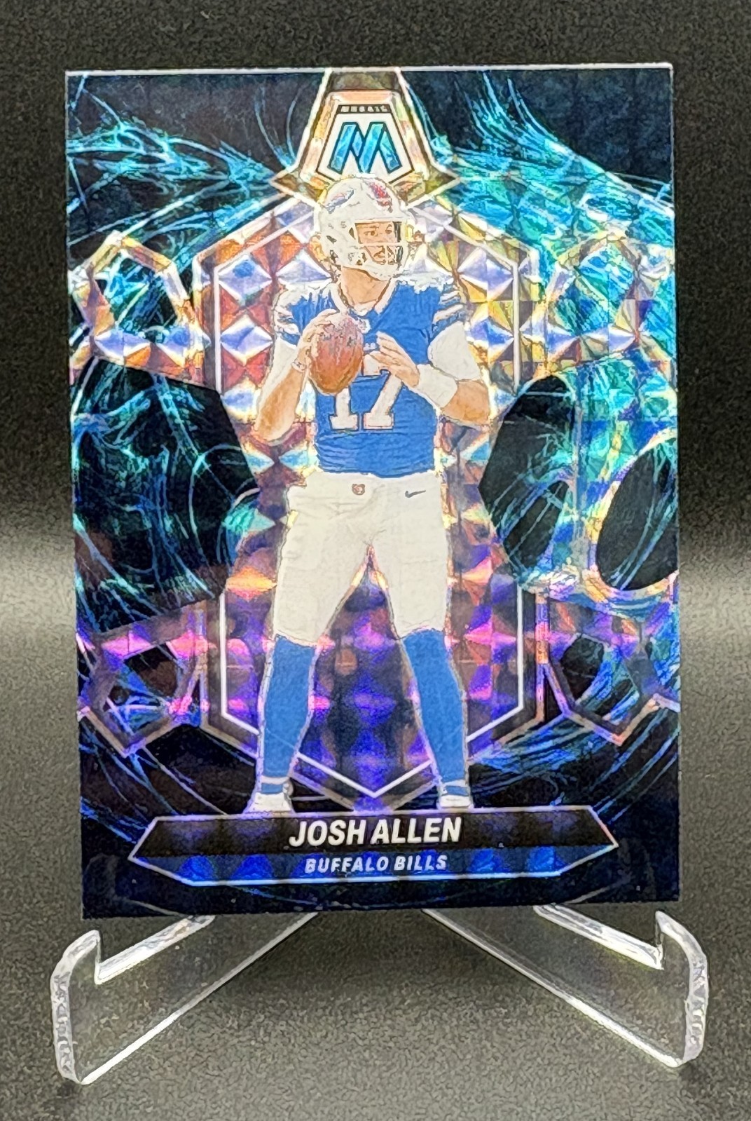 2024 Panini Mosaic Josh Allen #22 Genesis Mosaic Prizm Case Hit MVP Bills SSP