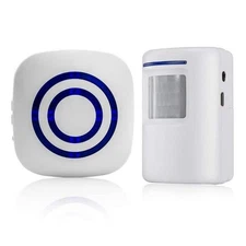 Motion Detector Sensor, Driveway Alarm Wireless, Home Security Business Motio...