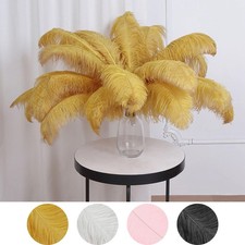 12 pcs 24"-26" long Genuine Ostrich Feathers for Wedding Centerpieces SALE