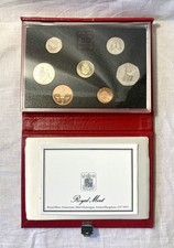UK Royal Mint Deluxe 1988 Proof 7 Coin Set Collection