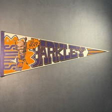 VTG 1993 MVP Charles Barkley Phoenix Suns NBA Full Size Pennant Banner WinCraft