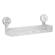 Bathroom Wall Corner Shower Storage Shelf Rack Basket Organiser Tidy Holder Tray