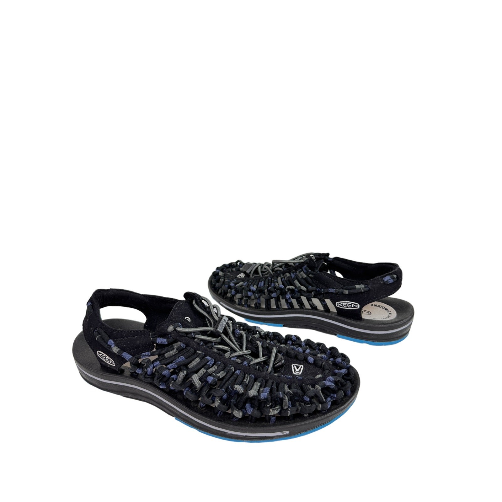 Keen Uneek Scarpe Unisex Uomo 7 9 Nero Corda Intrecciata Sandali da Escursionismo 1014617