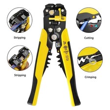 Self-Adjusting Insulation Wire Stripper cutter crimper Terminal Tool Pliers 8"