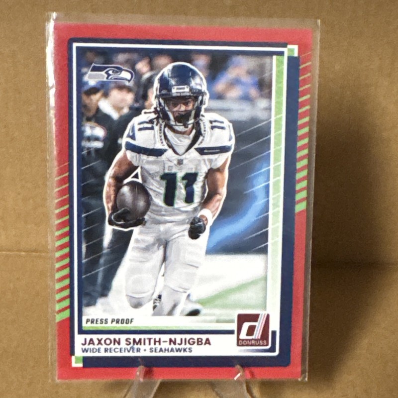 Donruss 2024 Jaxon Smith-Njigba Seattle Seahawks Press Proof Card #6 NFL