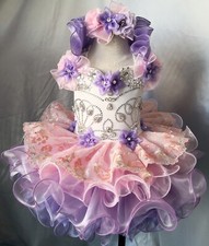 Jenniferwu Pageant Party Princess Birthday Dresses Tulle Tutu Dress for Girls