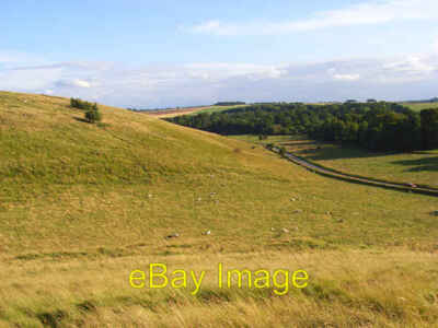 Foto 6x4 Downland zwischen Ashbury und Lambourn Ashbury\/SU2685 über dem c2008