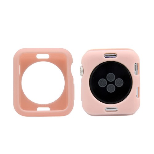 Watch Bumper Cover Case For Apple Watch 9 8 7 6 5 SE Ultra2 Silicone Protector - Bild 12 von 18
