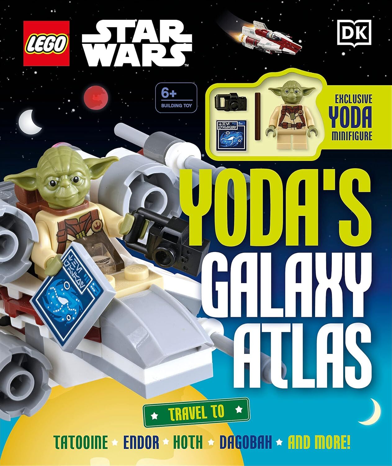 9780744027273 LEGO Star Wars Yoda's Galaxy Atlas: With Exclusive...GO Minifigure