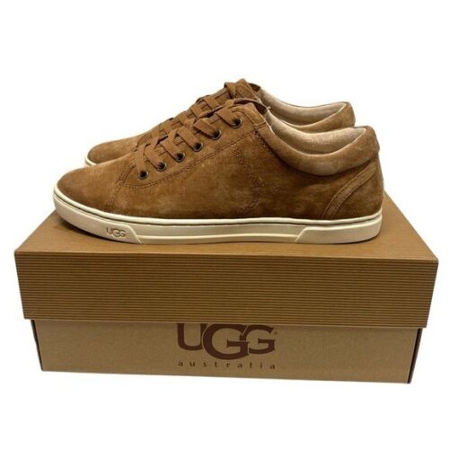 UGG Tomi Chestnut Brown Suede Lace Up Casual Sneakers Shoes Women’s 8