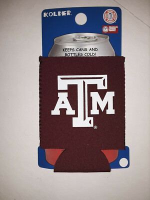 Texas A&M Aggies NCAA  Kolder Can Koozie Comes In Set Of 4