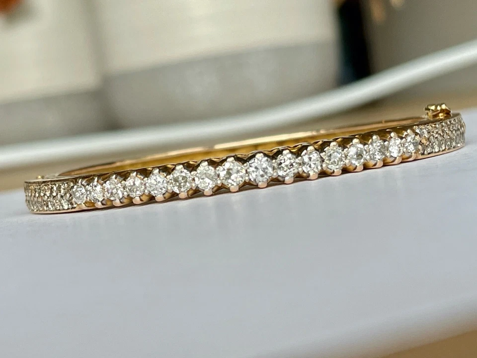 ARMREIF mit 2,50 ct. BRILLANTEN & DIAMANTEN 750 /18K GOLD