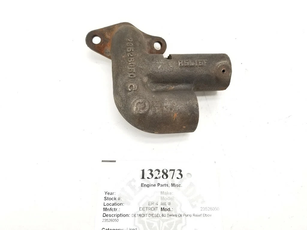 DETROIT DIESEL 60 Series Oil Pump Relief Elbow 23526050 | eBay 