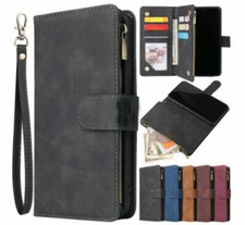 For For Motorola Moto One 5G Ace 6.5" 2021 Zipper 6 cards Wallet Case