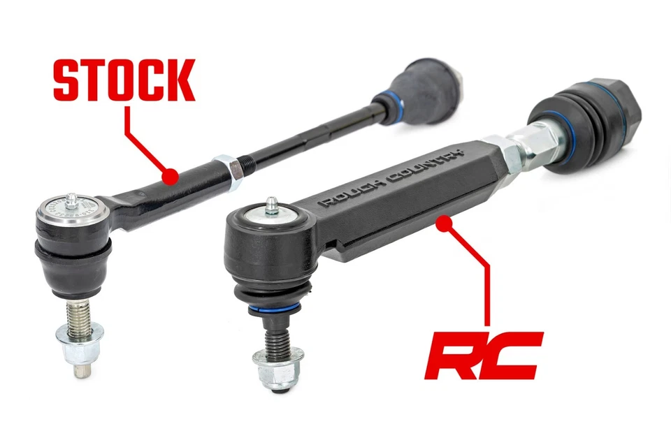 Rough Country Heavy Duty Tie Rod Kit fits 11-25 Silverado Sierra 2500HD 3500HD - Image 4 of 4