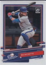 BO BICHETTE ROOKIE CARD Donruss Optic THE ROOKIES Baseball RC Toronto Blue Jays!