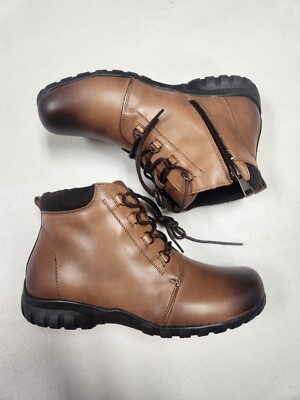 Propét Womens Delaney Lace Up Casual Boots Ankle - Brown  display picture 1