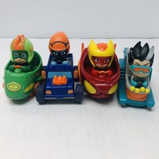 PJ Masks Toy Vehicles Set- Owlette Night Ninja Romeo Gekko- Frog Box BIN 20