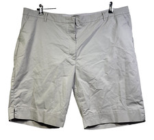 Marks And Spencer M S Grey Chino Shorts UK 24 W44" 