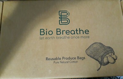 10 Bio Breathe Re Useable Produce Bags Small Medium and Large 