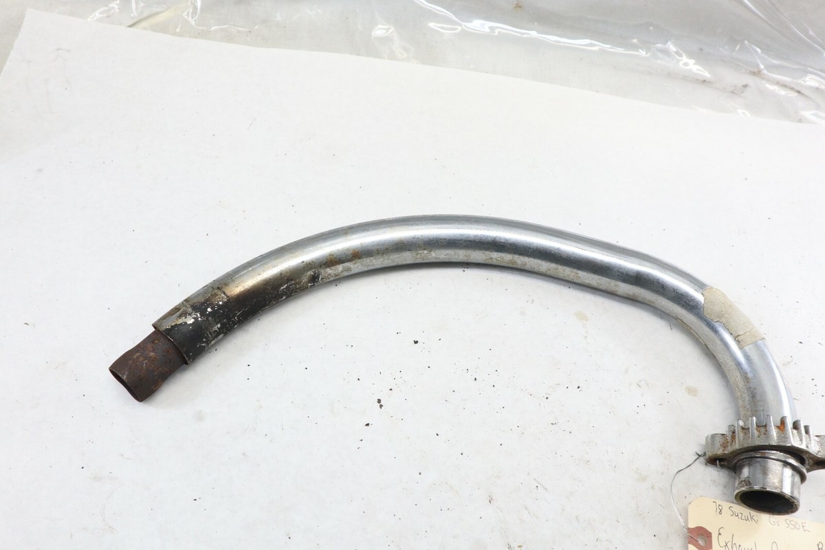 y.m  OEM Suzuki Motorcycle Exhaust Header Pipe 1978 GS550 14150