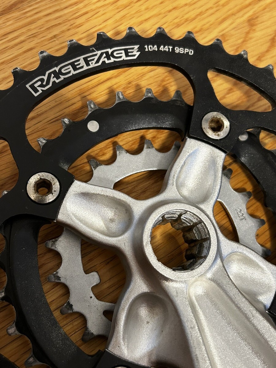 Race Face Prodigy XC Forged Crankset Silver Triple 104BCD 44
