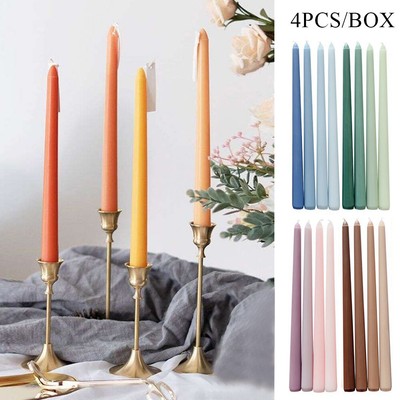 4X 12Cm Dinner Candles Bistro Maison Hochzeit Party Dekoration Günstig Uk ψ