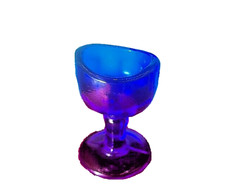 Vintage Style Eye Wash John Bull Style Cobalt Blue Glass Bath Cup 2 3/4"
