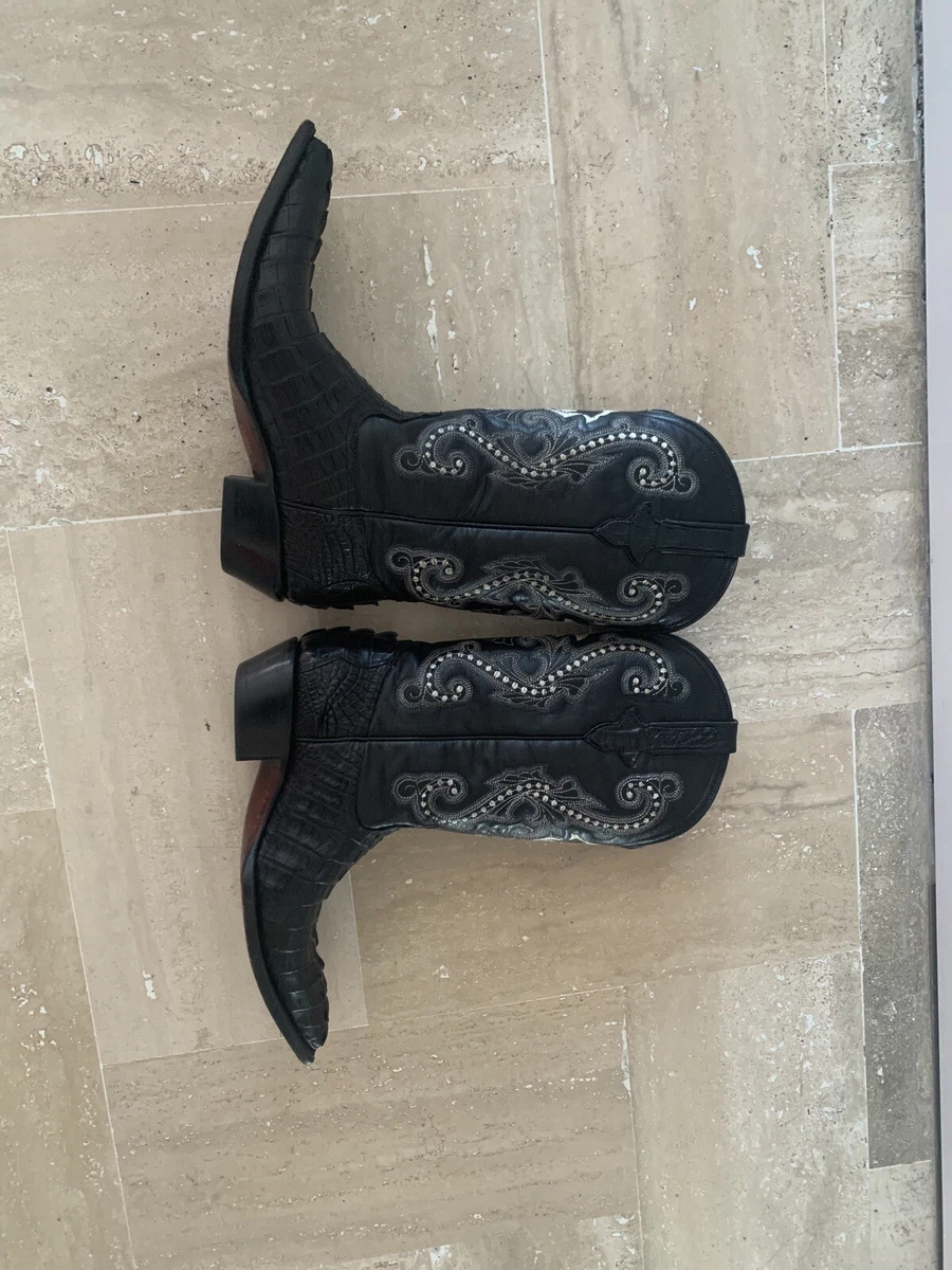 santiag GoWest cuir et crocodile pointure us 7 40