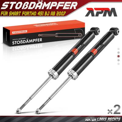 2x Stoßdämpfer Gasdruck Hinten für Smart Fortwo 451 BJ ab 2007 Cabriolet Coupe