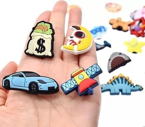 Lot Of 30,50,100,125 Pcs PVC Random Different Shoe Charms For Shoe Decoration - Picture 9 of 25
