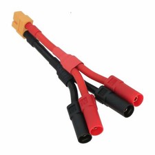 Parallel Wire XT60 1 Female to 2 Male XT150 10AWG 5CM 5CM Y Cable