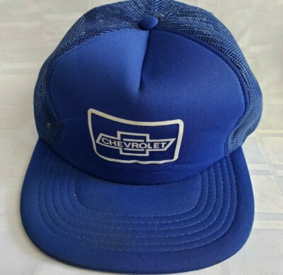VINTAGE CHEVROLET CAR ADVERTISING MESH SNAPBACK TRUCKER
